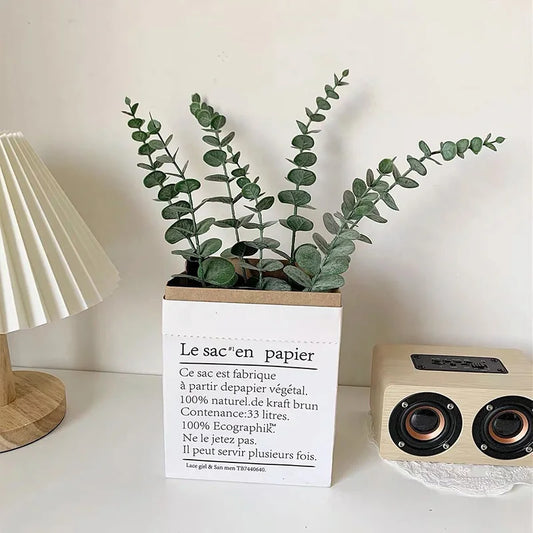 20pcs Artificial Eucalyptus Stems Leaves