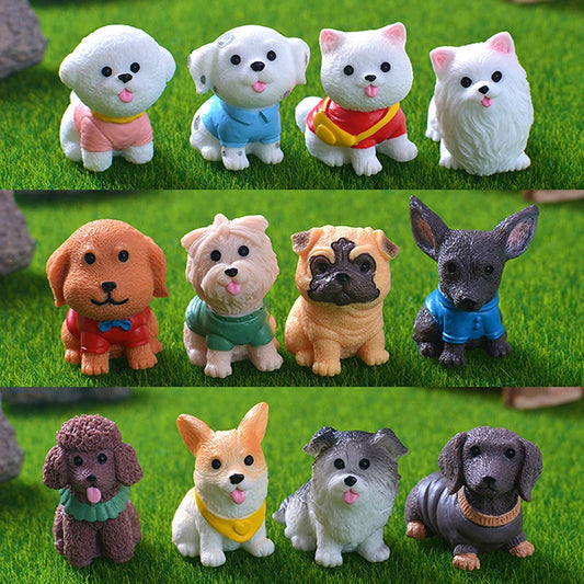 Miniature Dog Figurine