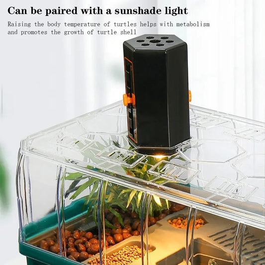 Tortoise Aquarium Transparent Basking Tank