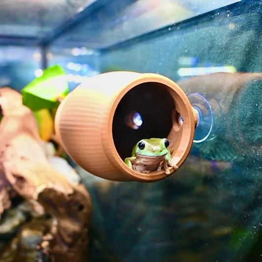 Cylindrical Tree Trunk Cave Feeding Box