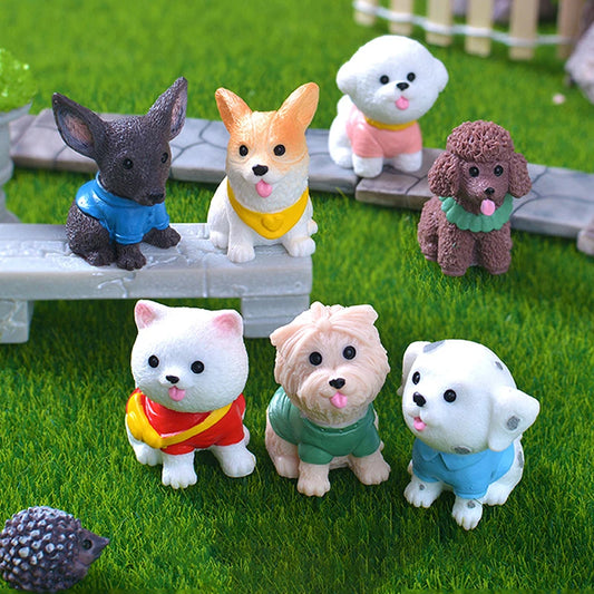 Miniature Dog Figurine