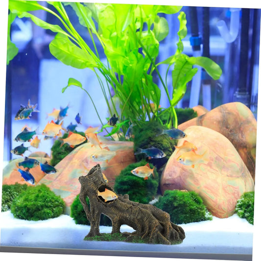 Terrarium Decoration Resin Reptile Hide Cave